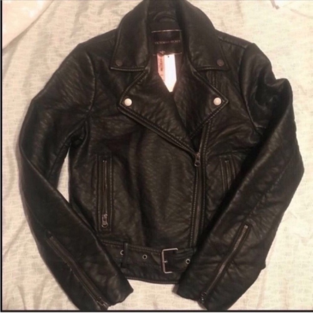 Victoria's Secret Pebbled Motto Jacket - Picture 2 of 10